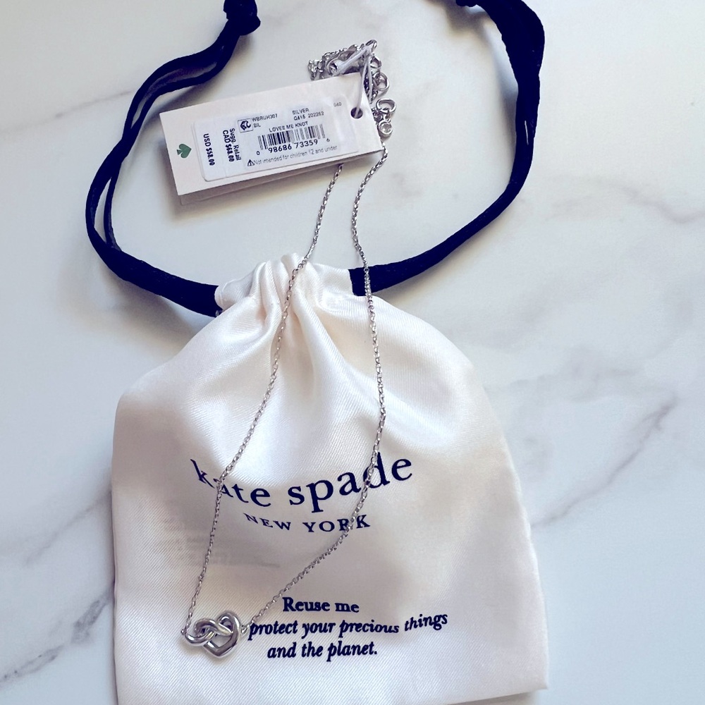 Kate Spade knot necklance